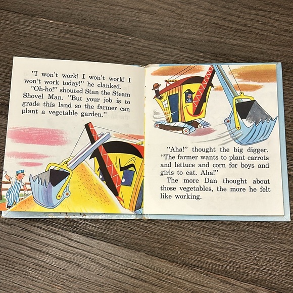 Digger Dan Willy Woo-oo-oo collectible Whitman Tell a tale books rare and nice - Picture 6 of 16